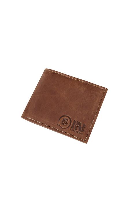 cartera caballero piel