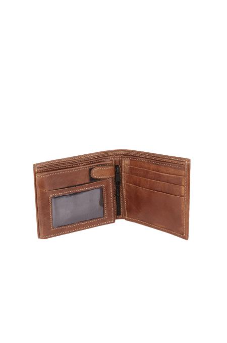 cartera caballero piel