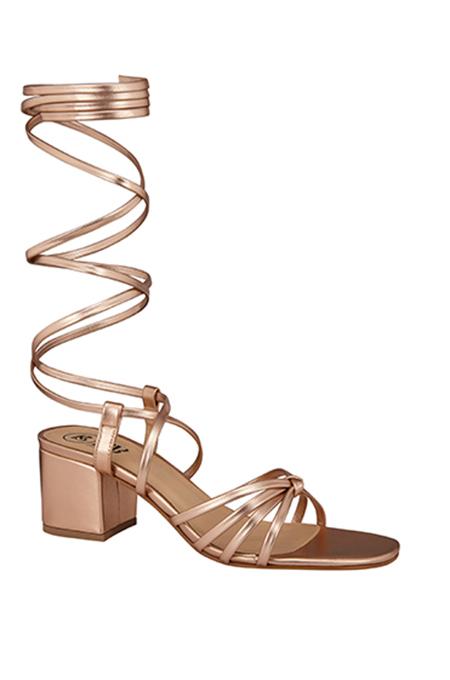 Sandalia elegante tacon ancho