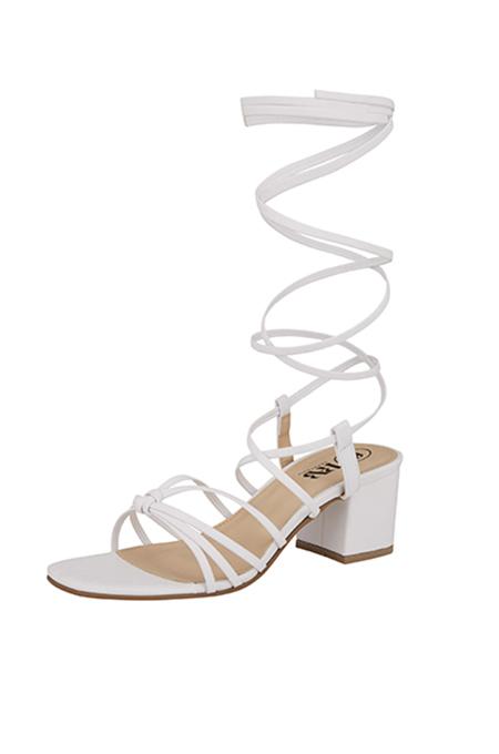 Sandalia elegante tacon ancho