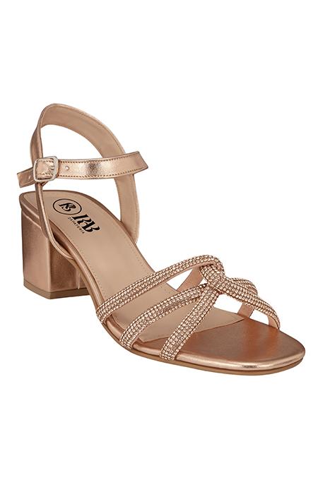 Sandalia elegante tacon ancho