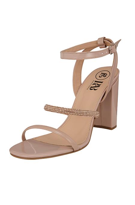Sandalia elegante tacon ancho